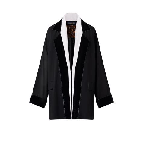 robe blanche louis vuitton|Louis Vuitton velvet trim robe.